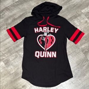 Harley Quinn Graphic Hooded Tee